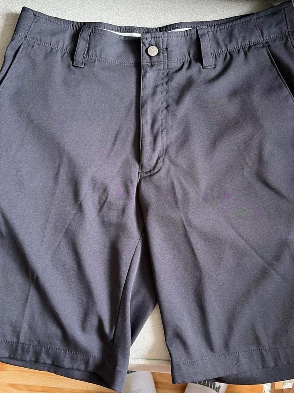 Callaway Men's Flat Front Performance Shorts - Charcoal Gray